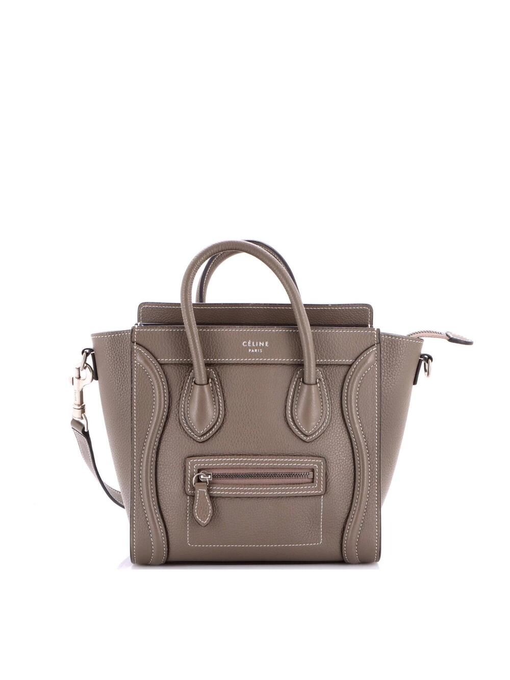Celine Luggage Bag Grainy Leather Nano #285848C20B